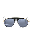 Frankie Morello Black Metallic Men's Sunglass