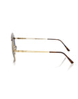 Frankie Morello Brown Metallic Sunglass for Men