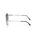Frankie Morello Multicolor Metallic Men Sunglass