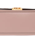 Michael Kors Elegant Pink Leather Mindy Shoulder Bag