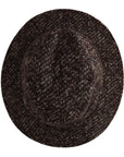 Dolce & Gabbana Elegant Gray Tweed Wide Brim Hat