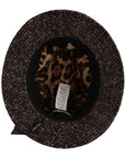Dolce & Gabbana Elegant Gray Tweed Wide Brim Hat