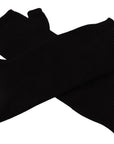 Dolce & Gabbana Elegant Black Cashmere Fingerless Gloves