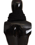 Dolce & Gabbana Elegance Unleashed Black Wool Scarf