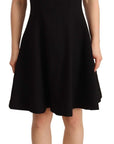 Dolce & Gabbana Elegant A-Line Sheath Dress in Black