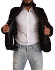Dolce & Gabbana Elegant Leather Bomber Jacket