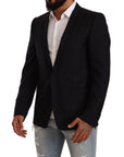 Dolce & Gabbana Exclusive Black Virgin Wool Blazer