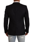 Dolce & Gabbana Exclusive Black Virgin Wool Blazer