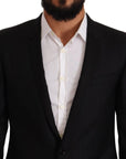 Dolce & Gabbana Exclusive Black Virgin Wool Blazer