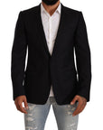 Dolce & Gabbana Exclusive Black Virgin Wool Blazer
