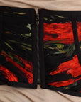 Dolce & Gabbana Elegant Black Silk Corset Belt Top