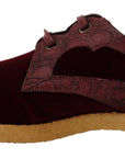 Dolce & Gabbana Elegant Velvet and Exotic Leather Dress Shoes