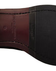 Dolce & Gabbana Elegant Black Velvet & Exotic Leather Dress Shoes