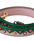 Dolce & Gabbana Elegant Multicolor Leather Shoulder Strap