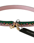 Dolce & Gabbana Elegant Multicolor Leather Shoulder Strap
