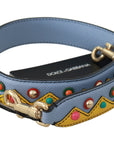 Dolce & Gabbana Multicolor Leather Shoulder Strap Accessory