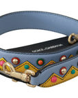 Dolce & Gabbana Multicolor Leather Shoulder Strap Accessory