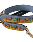 Dolce & Gabbana Multicolor Leather Shoulder Strap Accessory