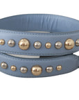 Dolce & Gabbana Elegant Blue Leather Shoulder Strap