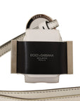 Dolce & Gabbana Chic Leather Airpods Case in Monochrome