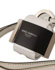 Dolce & Gabbana Chic Leather Airpods Case in Monochrome