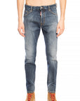 Dsquared² Navy Distressed 'Cool Guy Jean' Denim Pants