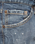 Dsquared² Navy Distressed 'Cool Guy Jean' Denim Pants