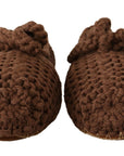 Dolce & Gabbana Elegant Wool Knit Ballerina Flats