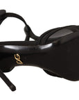 Dolce & Gabbana Elegant Mesh T-Strap Stiletto Pumps