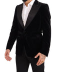 Dolce & Gabbana Elegant Single Breasted Velvet Blazer