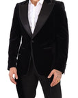 Dolce & Gabbana Elegant Single Breasted Velvet Blazer