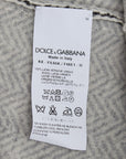 Dolce & Gabbana Elegant Black and White Wool Cardigan