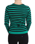 Dolce & Gabbana Elegant Striped Cashmere Silk Sweater