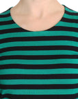 Dolce & Gabbana Elegant Striped Cashmere Silk Sweater