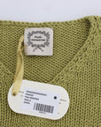 PINK MEMORIES Elegant Green Sleeveless Vest Sweater