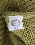 PINK MEMORIES Elegant Green Sleeveless Vest Sweater