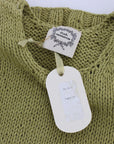 PINK MEMORIES Chic Green Knitted Sleeveless Vest Sweater