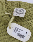 PINK MEMORIES Chic Green Knitted Sleeveless Vest Sweater
