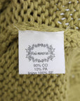 PINK MEMORIES Chic Green Knitted Sleeveless Vest Sweater