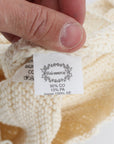 PINK MEMORIES Beige Sleeveless Cotton Blend Vest Sweater