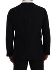 Dolce & Gabbana Elegant Dark Grey Alpaca Blend Jacket