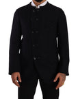 Dolce & Gabbana Elegant Dark Grey Alpaca Blend Jacket
