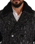 Dolce & Gabbana Chic Double Breasted Wool Blend Overcoat