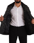 Dolce & Gabbana Chic Double Breasted Wool Blend Overcoat