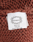 PINK MEMORIES Chic Red Sleeveless Knit Vest Sweater