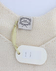 PINK MEMORIES Beige Sleeveless Knit Vest Sweater