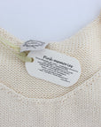 PINK MEMORIES Beige Sleeveless Knit Vest Sweater