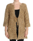 PINK MEMORIES Elegant Beige Sweatercoat Cape