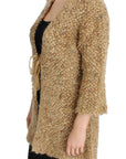 PINK MEMORIES Elegant Beige Sweatercoat Cape