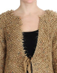 PINK MEMORIES Elegant Beige Sweatercoat Cape